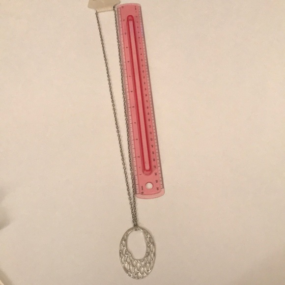 Silver Necklace w/ 14” chain - Picture 5 of 5